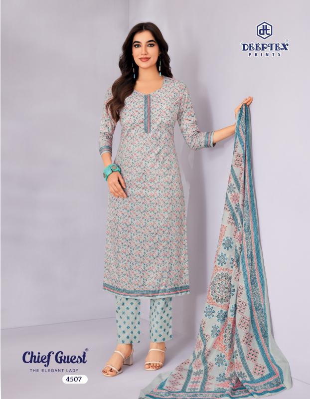 Deeptex chief guest vol 45 cotton dress material wholesale jetpur gujarat
